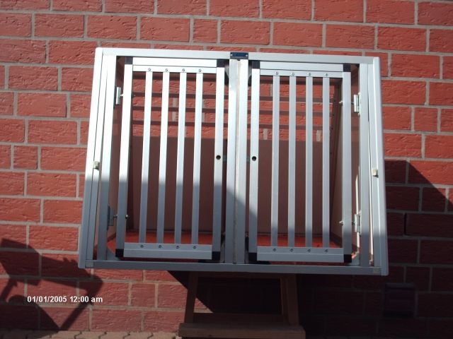 Hundedoppelbox WT Metall - Hundeanhaenger - Lehrte