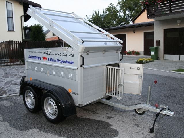 3-Boxen Schmidt Hundeanhänger SH-3-MAXI Tandem - Hundeanhaenger - Zgornja Polskava