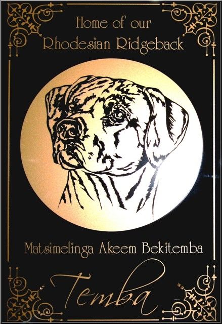 Exklusive  Kennel-Schilder  - Hunde Zubehoer - Reisbach