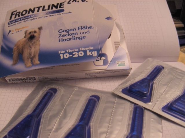 Zeckenabwehrmittel Frontline Blau , Hunde 10-20 Kg - Hunde Zubehoer - Eitorf