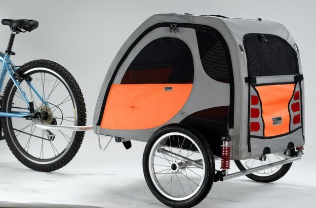 Fahrrad-Hundeanhänger mit Federung für kl. und mittlere Hunde - Hunde Zubehoer - Nordwalde